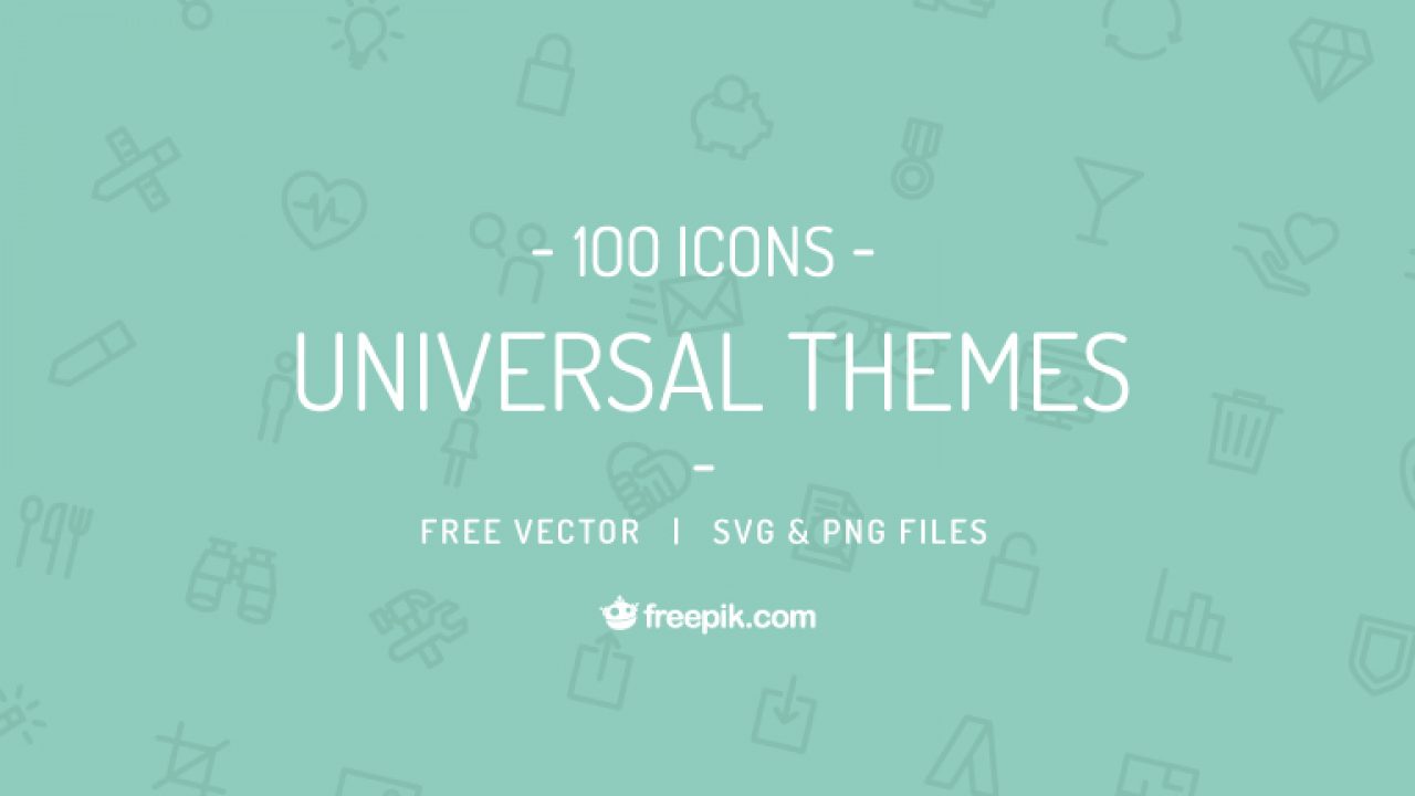 Download Freebie Universal Themes Vector Icon Set 100 Icons Svg Idevie