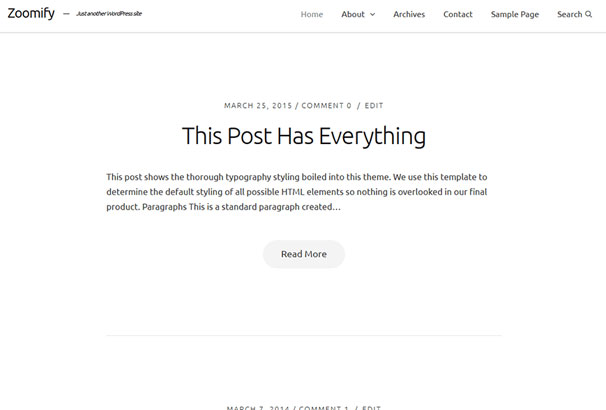 whitespace artist theme wordpress