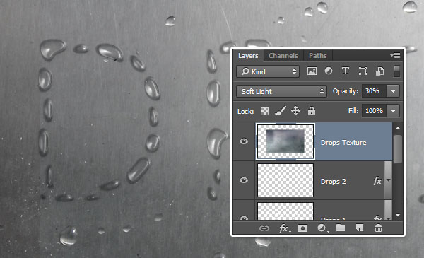 Add the Drops Texture