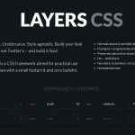 Lightweight, Unobtrusive, Style-agnostic Layers CSS