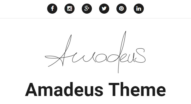 Amadeus: Music Related WordPress Theme