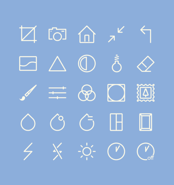 Image Editing Icons (25 Icons)