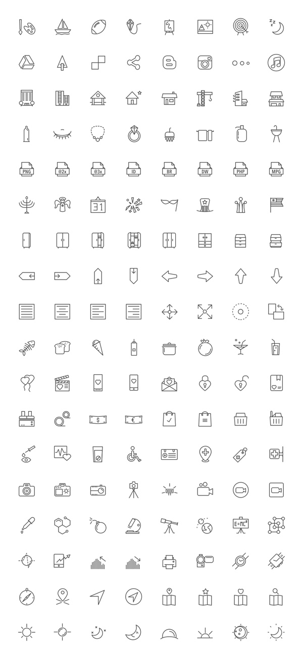 Free Outline Swifticons Icons (144 Icons)