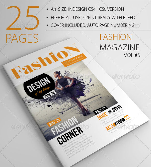  25 Pages Fashion Magazine Vol5 