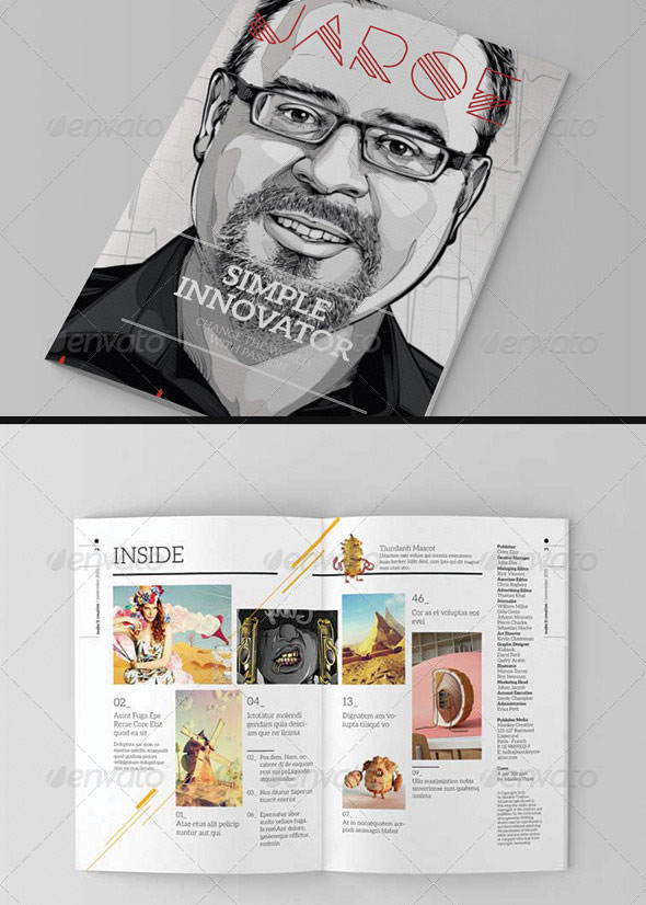  Indesign Magazine Template 