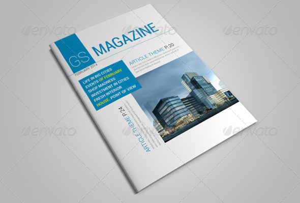  25 Pages Magazine Template Vol14 