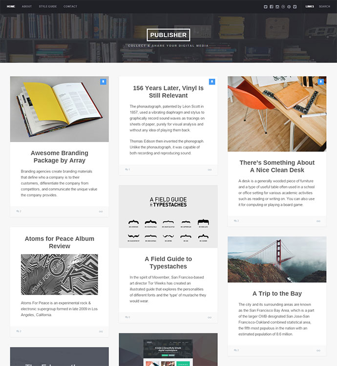 publisher WordPress Themes