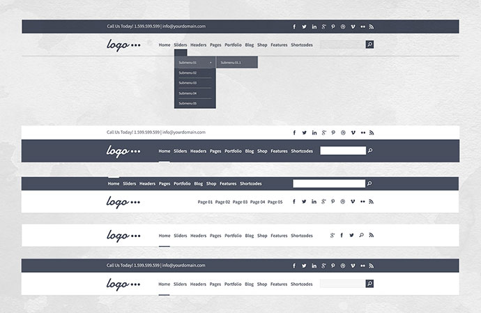 75 Layouts Webdesign Wireframe Kit