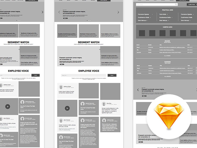 free sketch wireframe