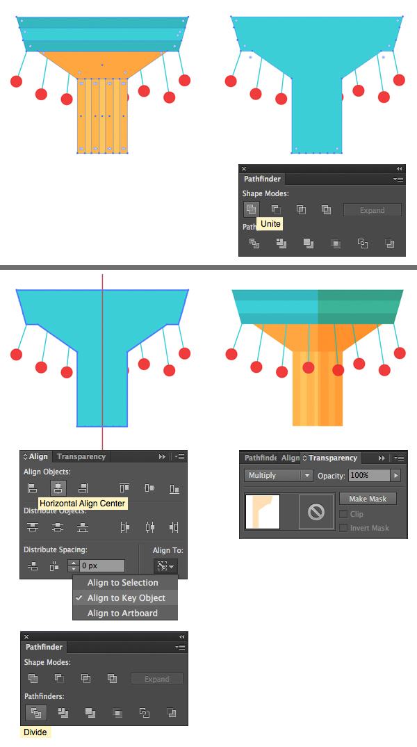 add a flat shadow to the carousel