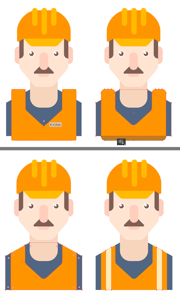 edit the uniform with the Shape Builder Tool