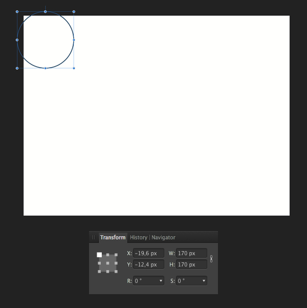 start making the trees with the ellipse tool