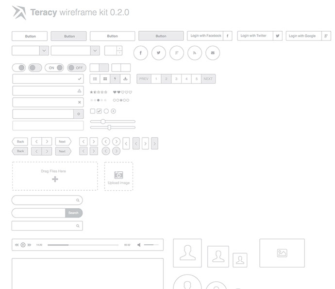 Teracy wireframe kit