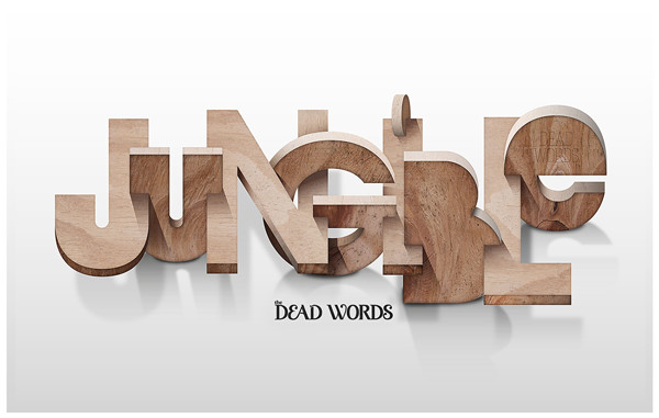 JUNGIBLE Lettering for DeadWords project