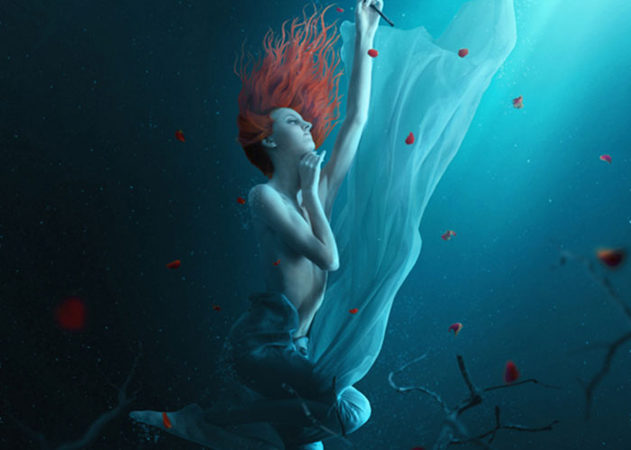 Create a Fantasy Underwater Scene with Photoshop