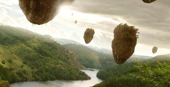 Create a Floating Island Scene Similar to James Cameron’s Avatar