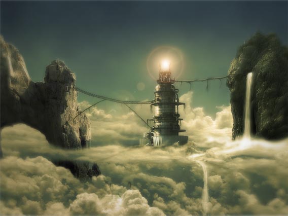 Creating a Cloudy Dream Scene in Photoshop