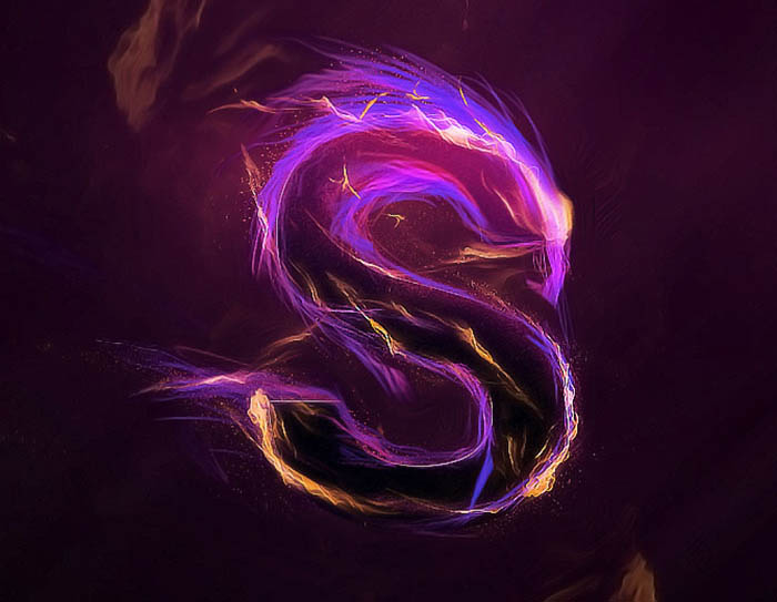 Design Magical Fire Energy Text Effect In Photoshop