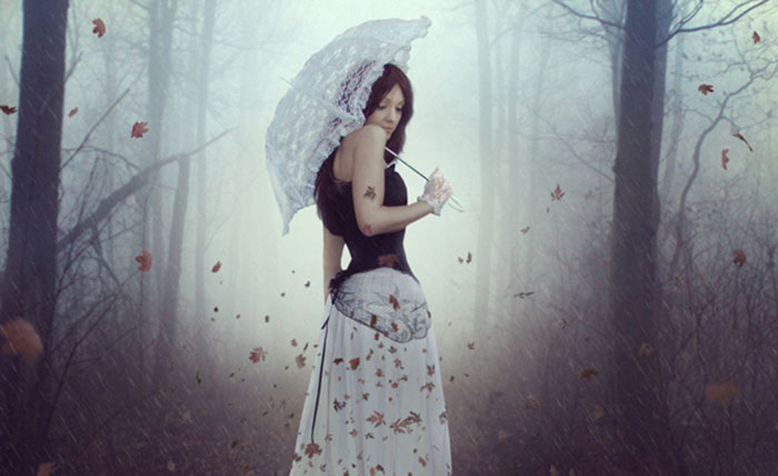 Create an Emotional Autumn Scene Photo Manipulation