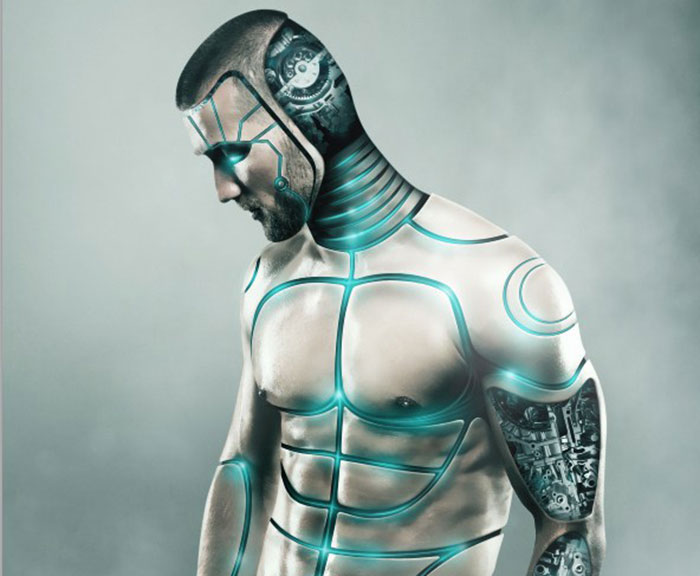 Futuristic Male Cyborg Photo Manipulation Tutorial