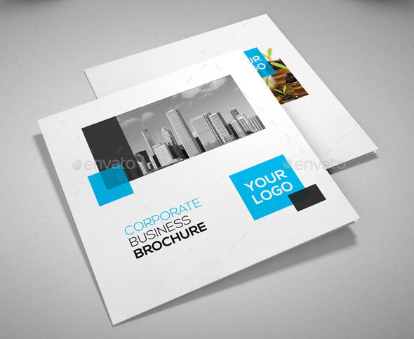  Square Corporate Trifold Brochure 