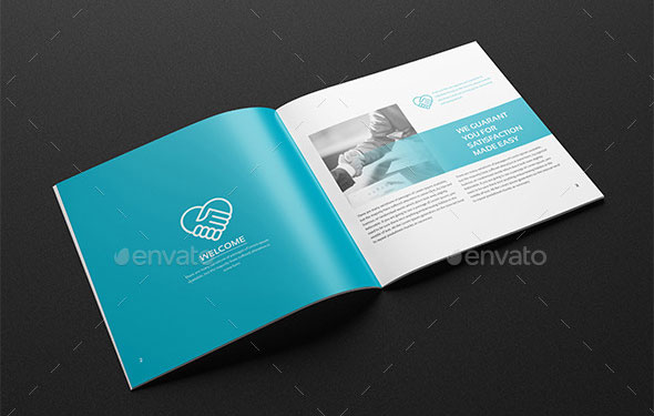  Company Profile Square Brochure 