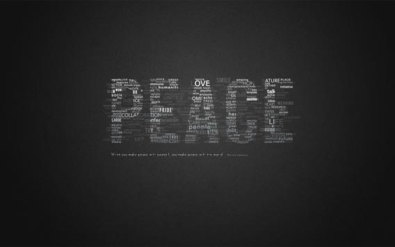 How To Create Great Typographic Wallpaper In Photoshop