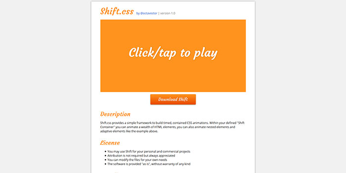 Shift.css