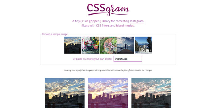 CSSgram 