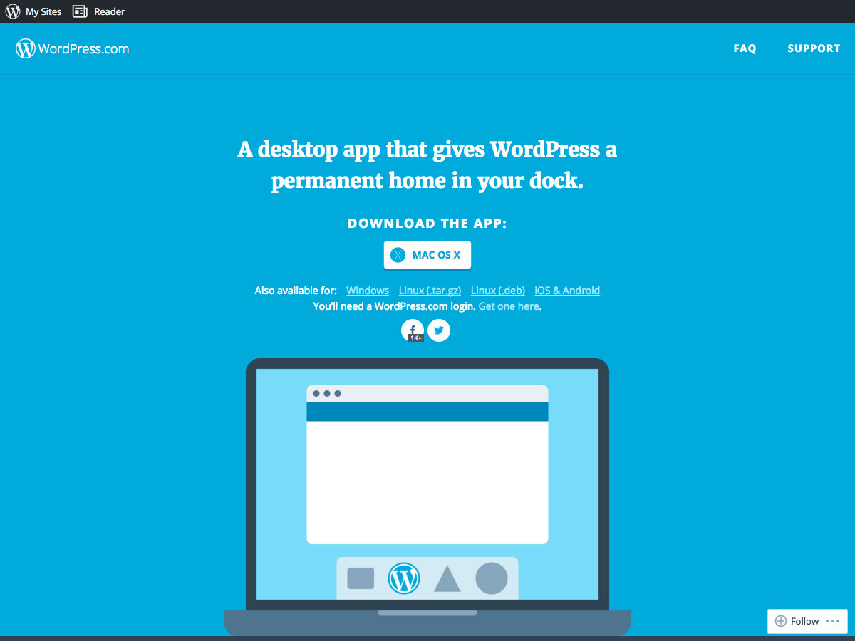 wordpress desktop