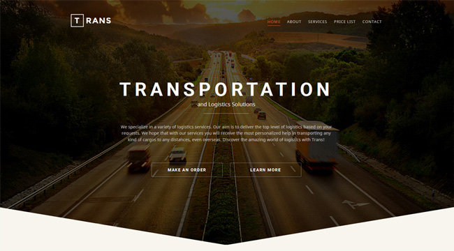 transportation-responsive-website-template