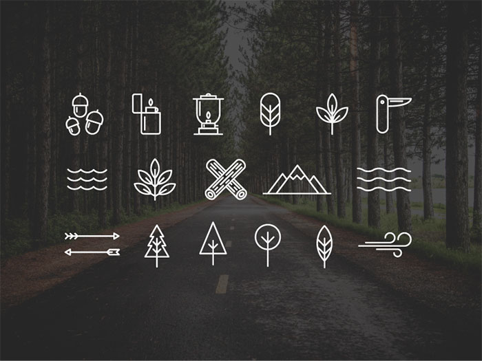 Free Wilderness/Camping Icons
