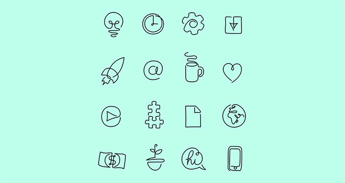 One line - Free Startup icons