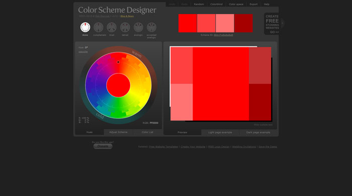 Color Scheme Designer