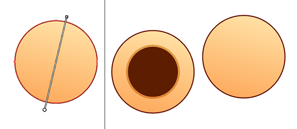 Draw a couple circles for the sesame balls