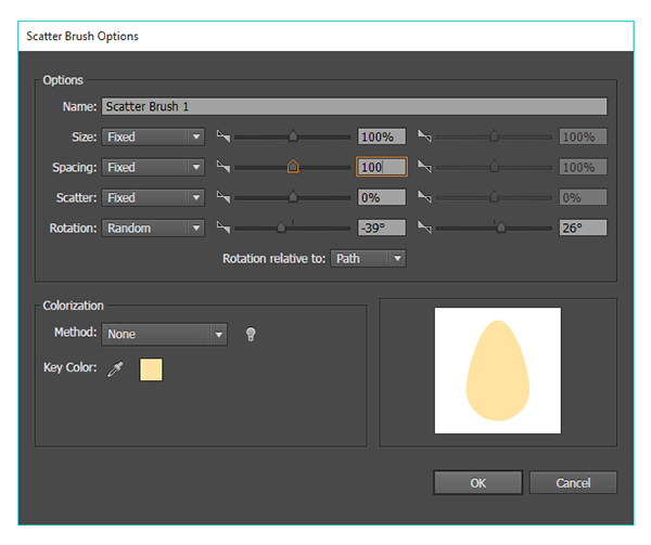 Create a custom scatter brush