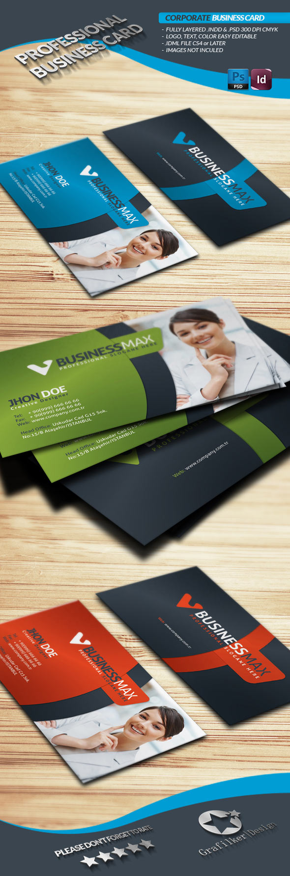 InDesign PremiumBusiness Card Template