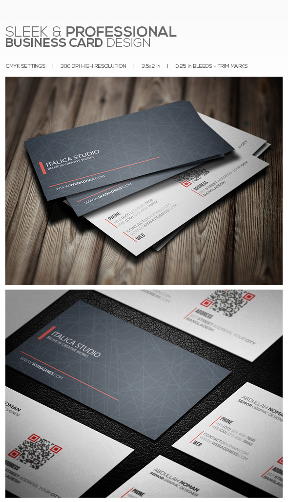 Creative Pro Sleek Business Cards