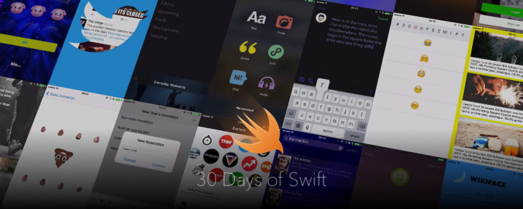 30 Projects in 30 Days to Learn Swift