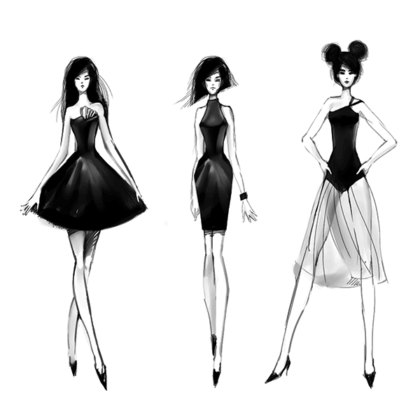 Fashion Black Dress