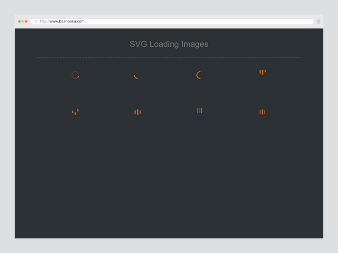 SVG Loading icons