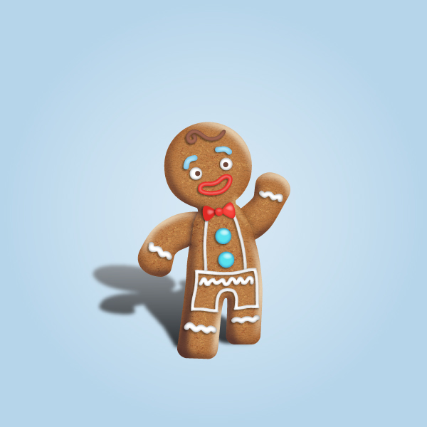 Gingerbread Man Character Design Tutorial