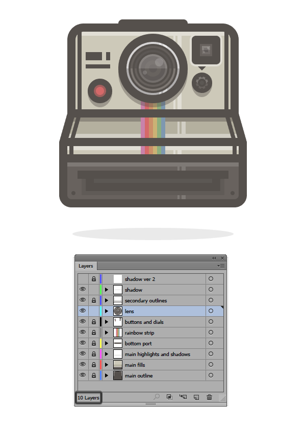 example of using multiple layers