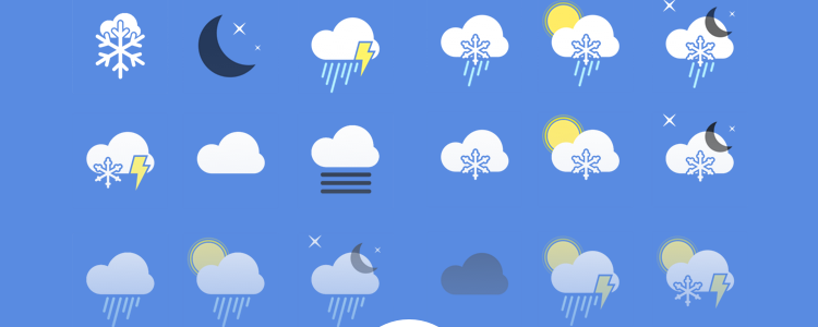 Weather Icons Sketch