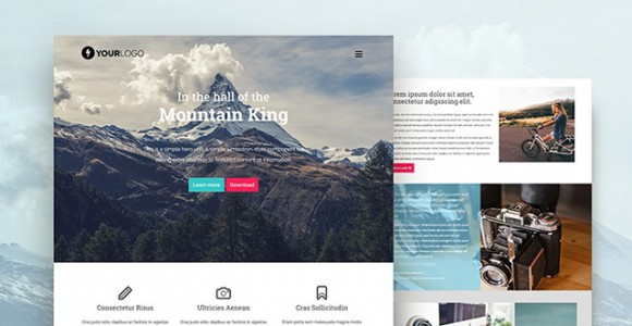 Mountain King Bootstrap Template HTML