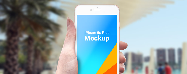 iPhone 6s Plus Outdoor Mockups PSD