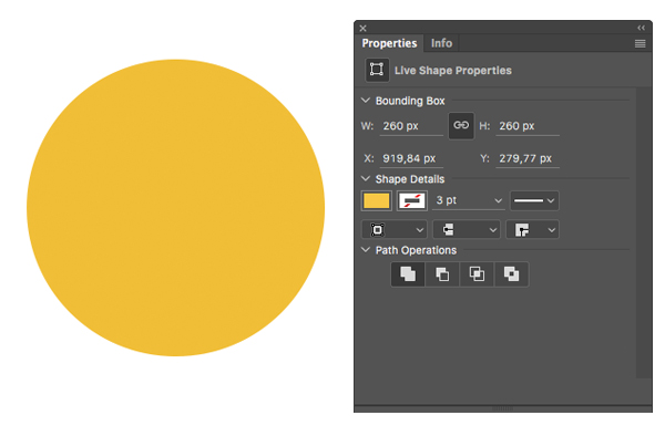 make a circle sun base with ellipse tool