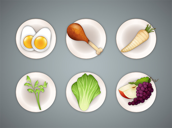 Arrange your items on your plate or in a circle according to the arrangement of a real Seder plate