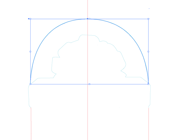 curved dieline