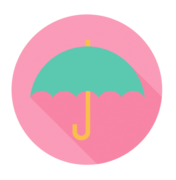 Finish up with the umbrella icon